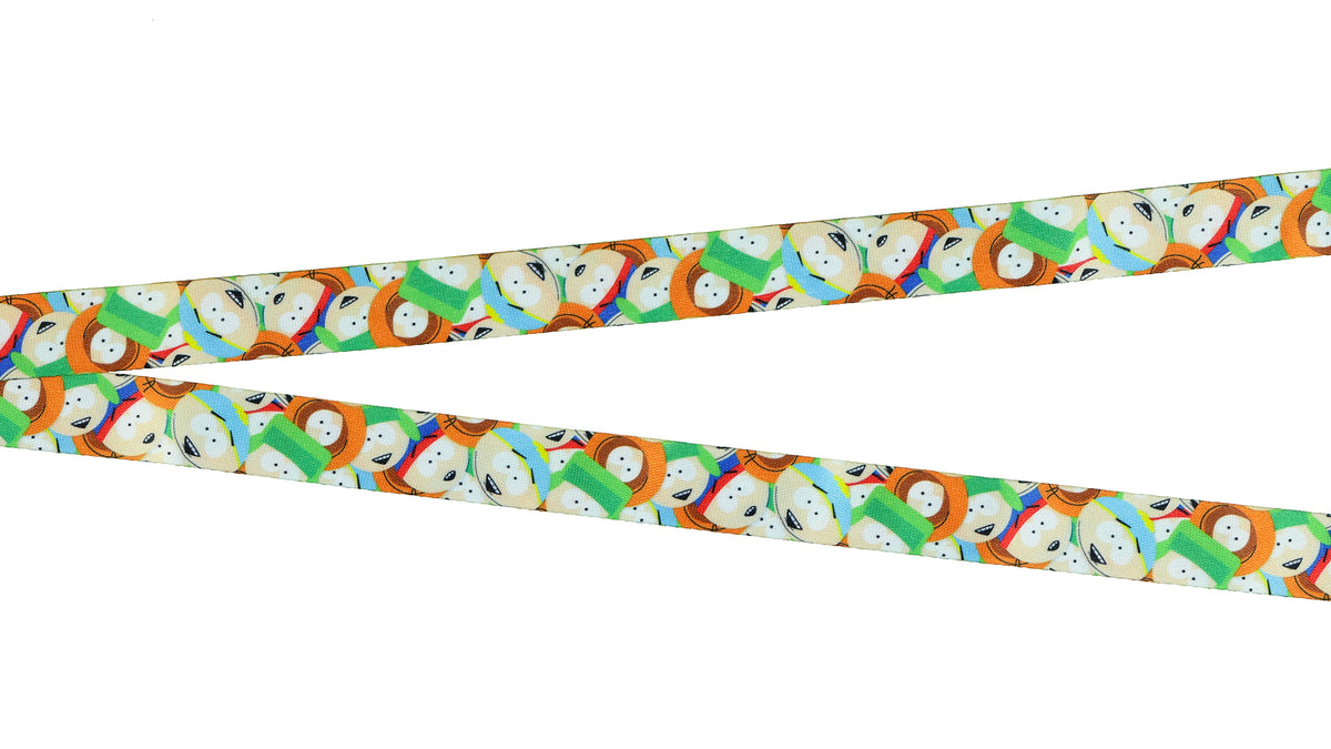 South Park Lanyard Kyle Kenny Eric Stan Badge ID Holder With 1.5" Charm