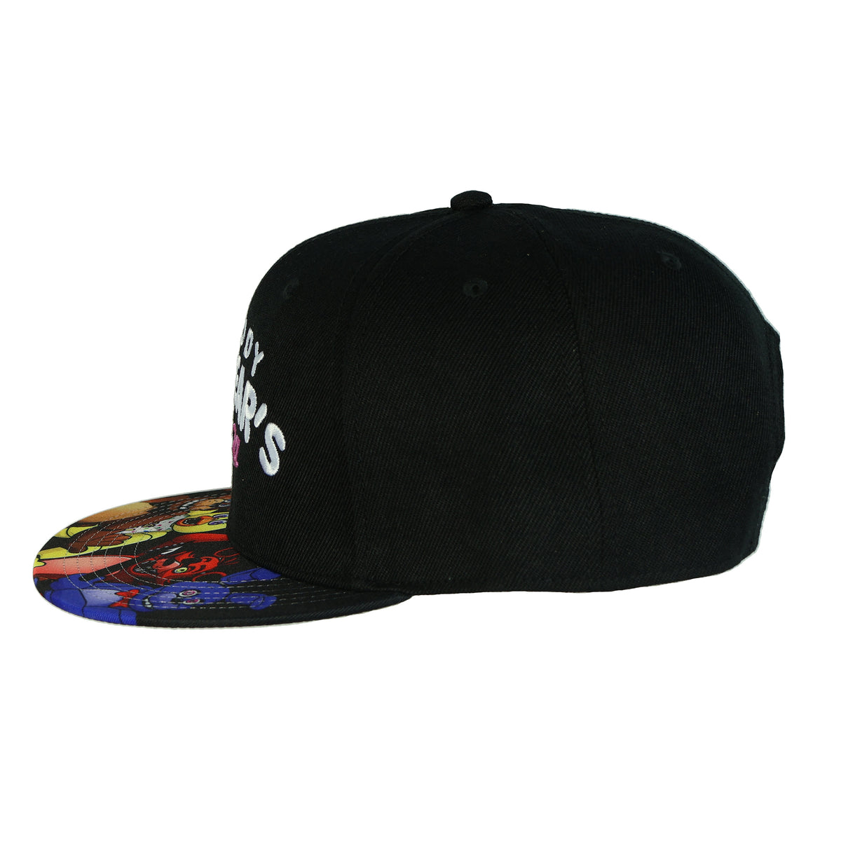 Five Nights at Freddy's Snapback Hat Fazbear's Pizza Embroidered Cap OSFM