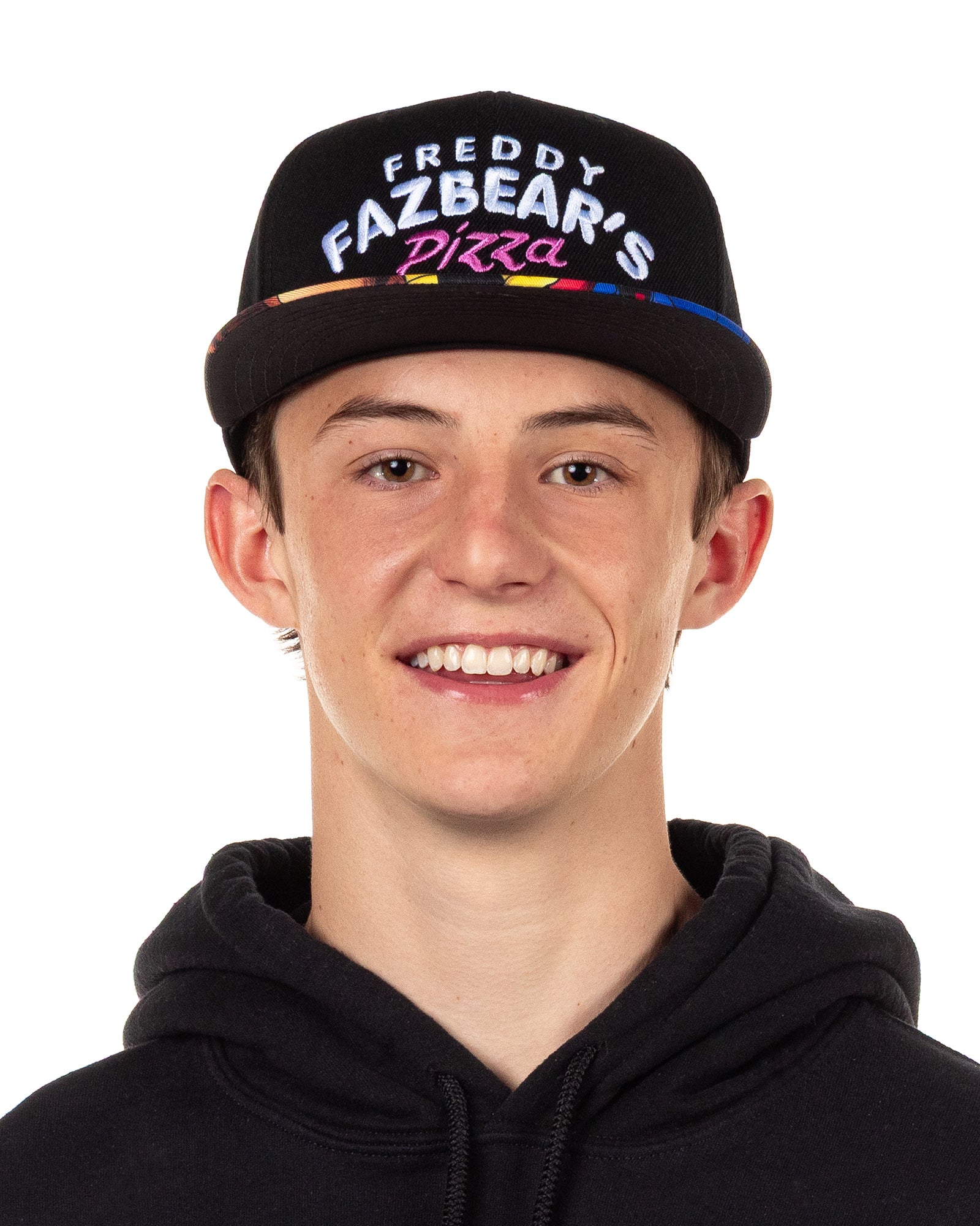 Five Nights at Freddy's Snapback Hat Fazbear's Pizza Embroidered Cap OSFM