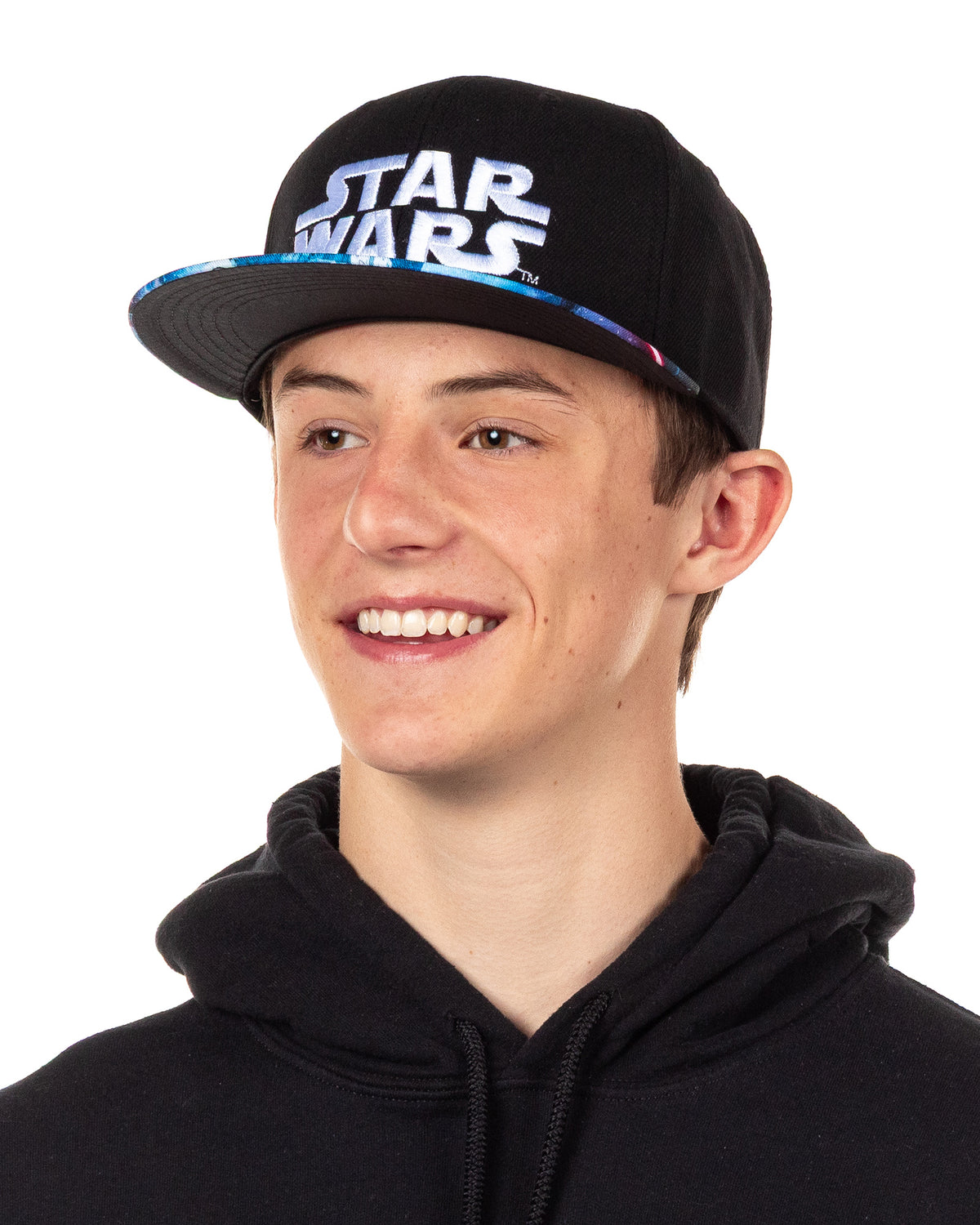 Star Wars Snapback Hat Character Design Flat Bill Embroidered OSFM Baseball Cap