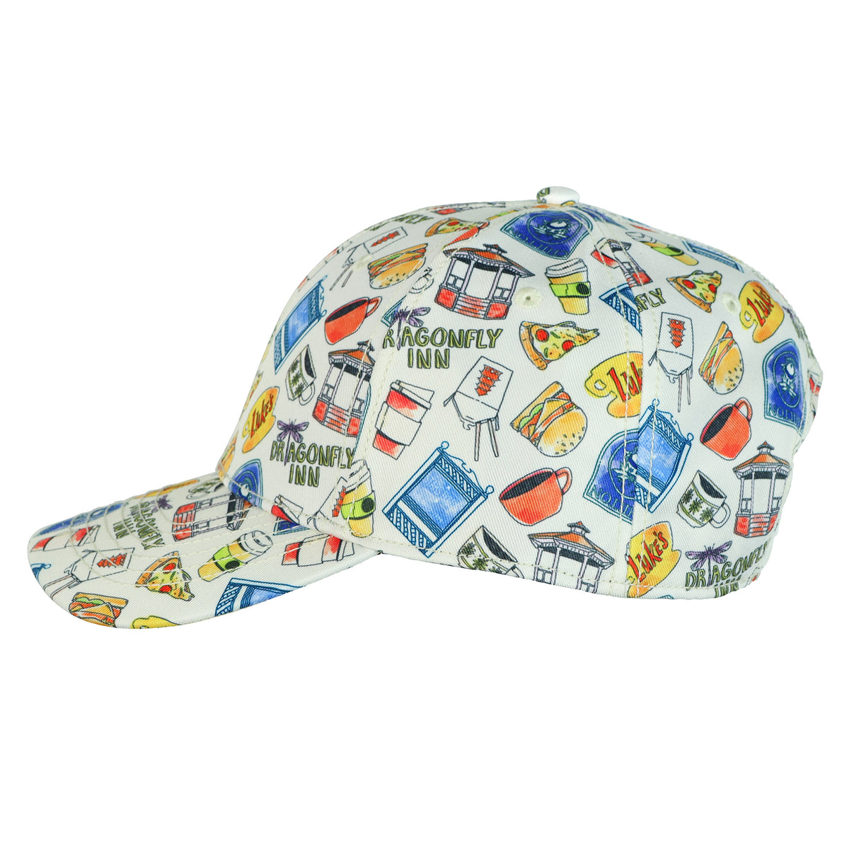 Gilmore Girls Hat All-Over Print Curved Bill Snapback Baseball Cap