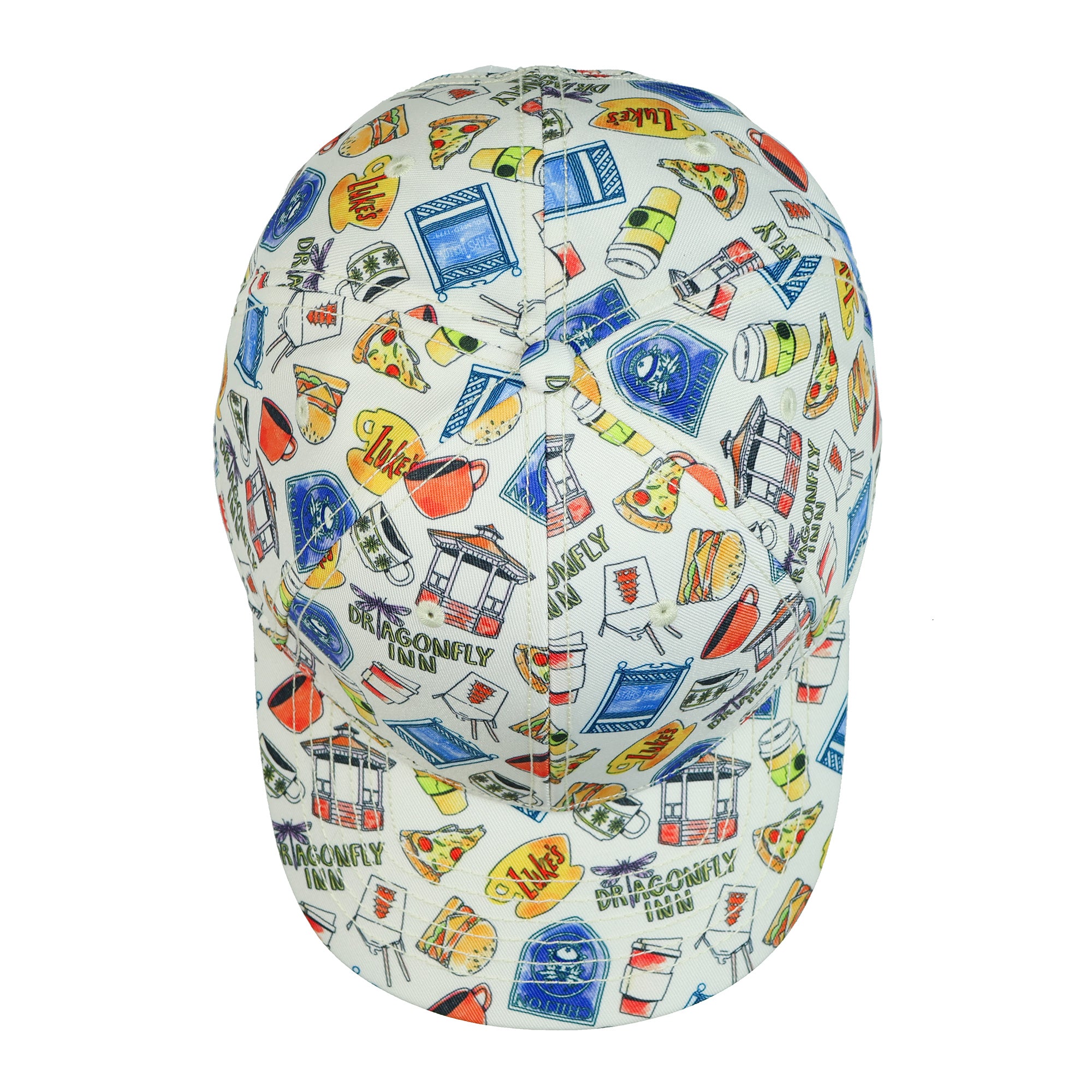 Gilmore Girls Hat All-Over Print Curved Bill Snapback Baseball Cap