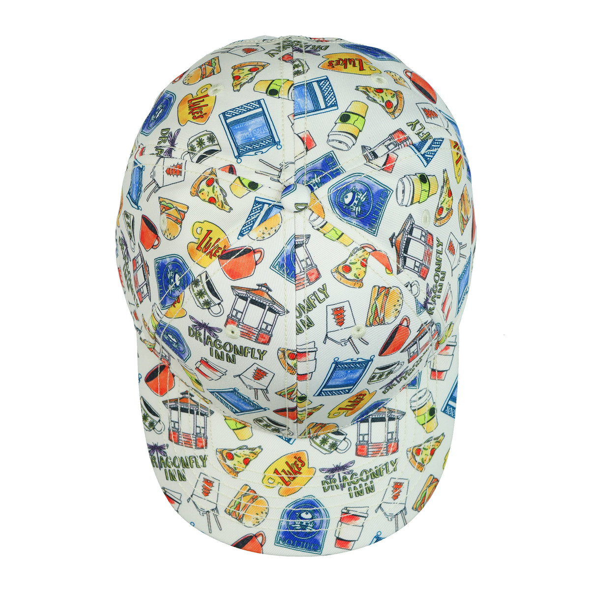 Gilmore Girls Hat All-Over Print Curved Bill Snapback Baseball Cap