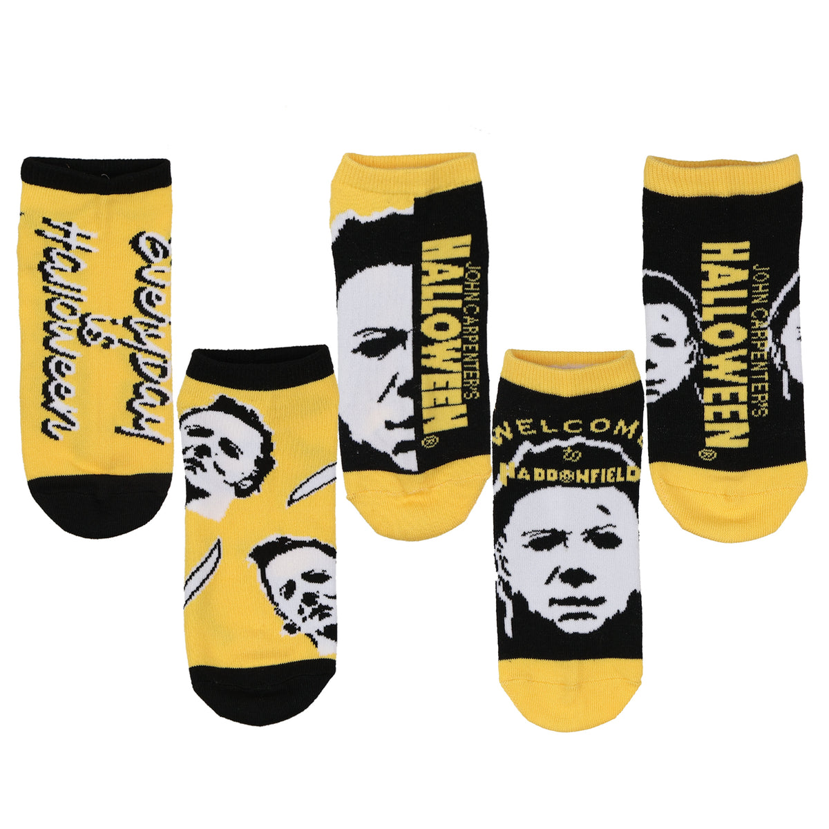 Halloween Socks Women's Michael Myers Everyday Is Halloween 5 Pair Ankle Sock