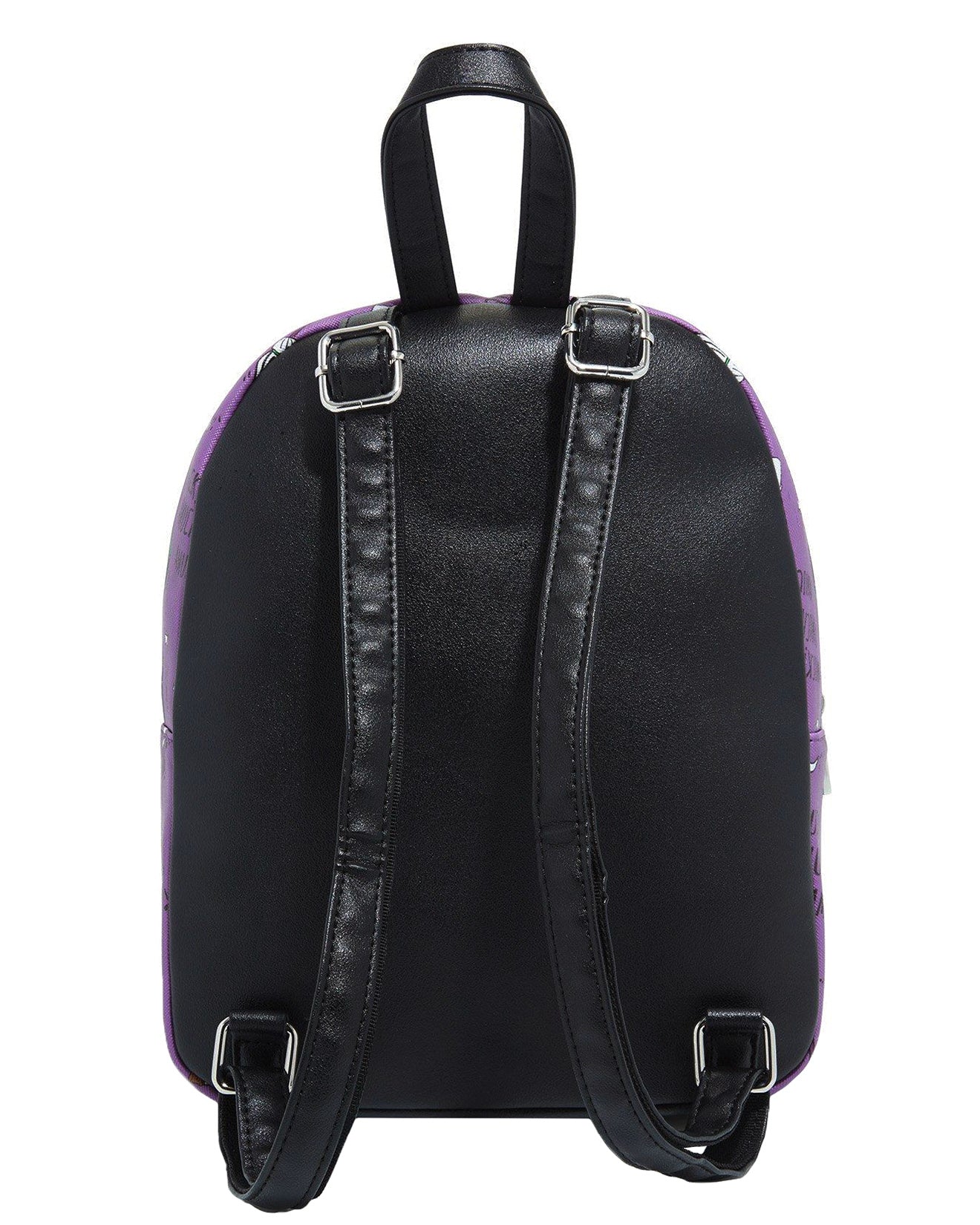 Disney Hocus Pocus Spell Book Binx Cauldron AOP Faux Leather Mini Backpack Bag 11"
