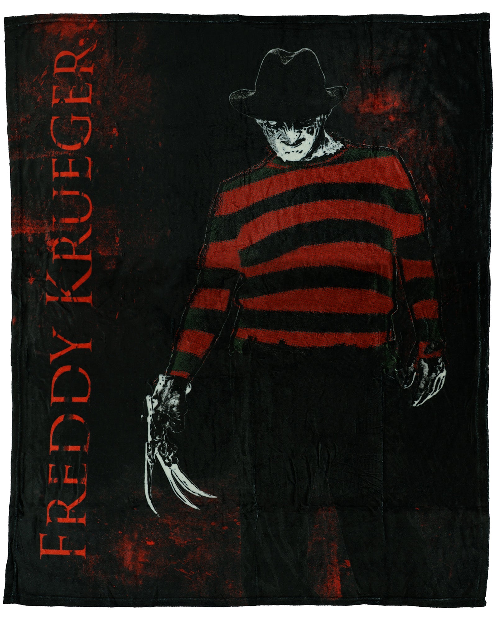 Nightmare on Elm Street Blanket Menacing Freddy Silk Touch Throw 46" X 60"