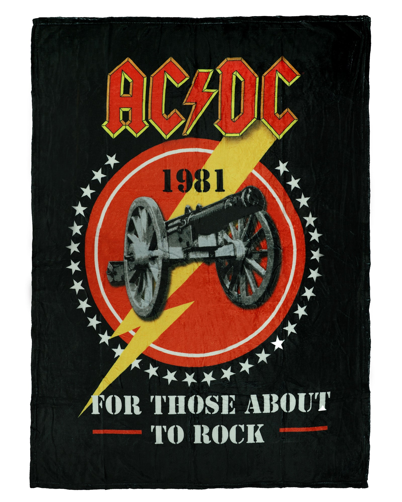 AC/DC Blanket For Those About To Rock 1981 Silk Touch Throw 46"X60"