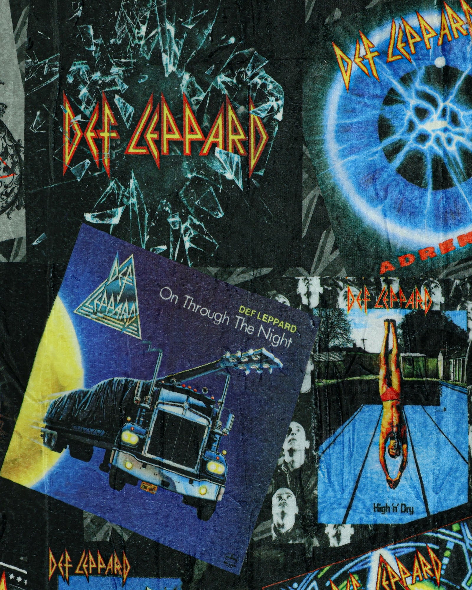 Def Leppard Blanket Album Cover History Silk Touch Throw 46"X60"