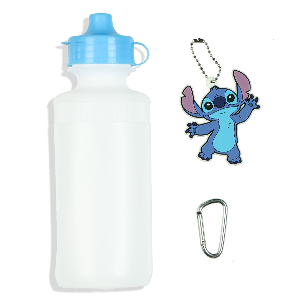 Disney Stitch Backpack 16" Shimmer Character 5 Piece with Detachable Lunch Box