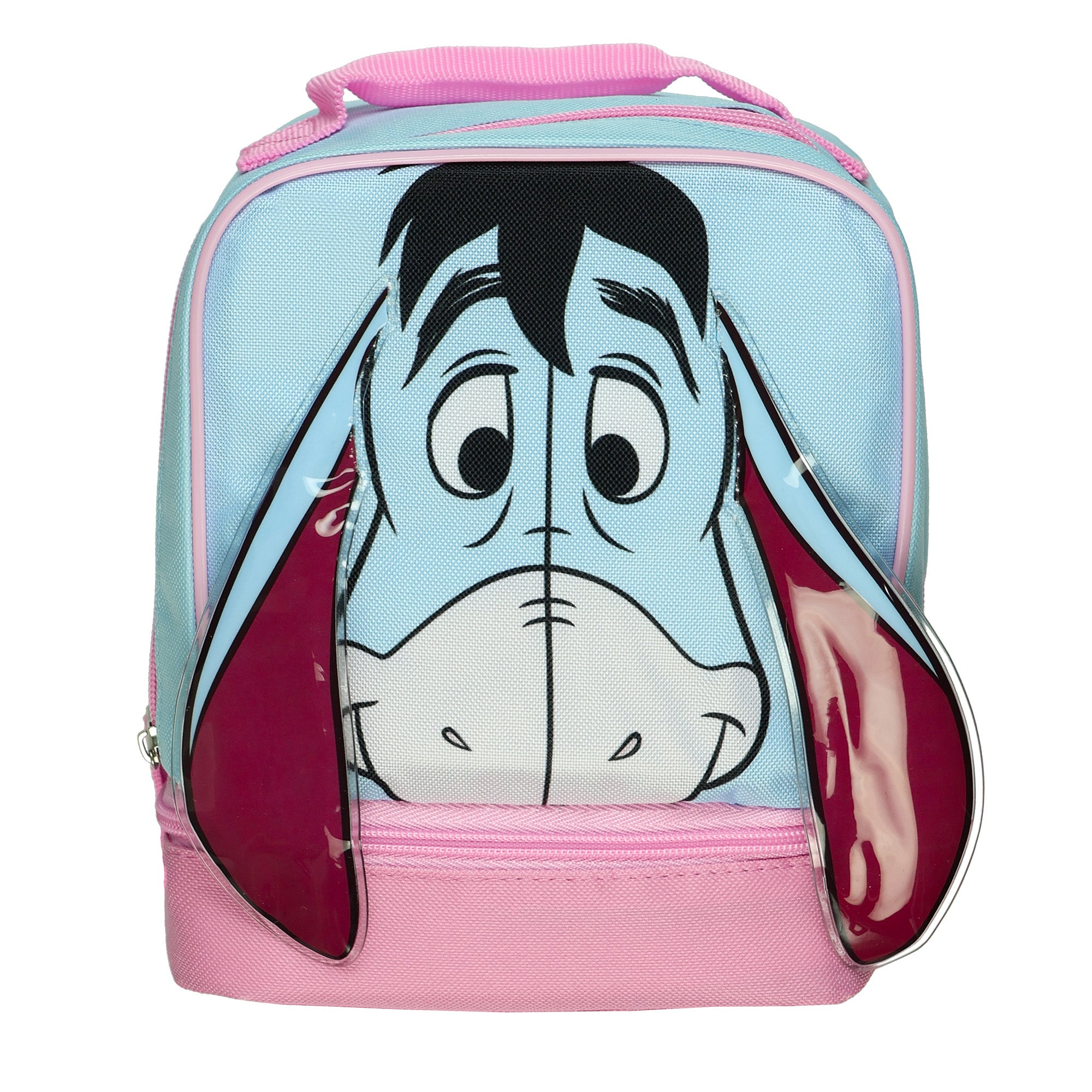 Disney Winnie The Pooh Lunch Box Eeyore 3D 9" Insulated Dual Compartment Tote