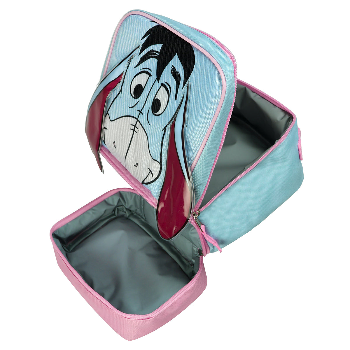 Disney Winnie The Pooh Lunch Box Eeyore 3D 9" Insulated Dual Compartment Tote