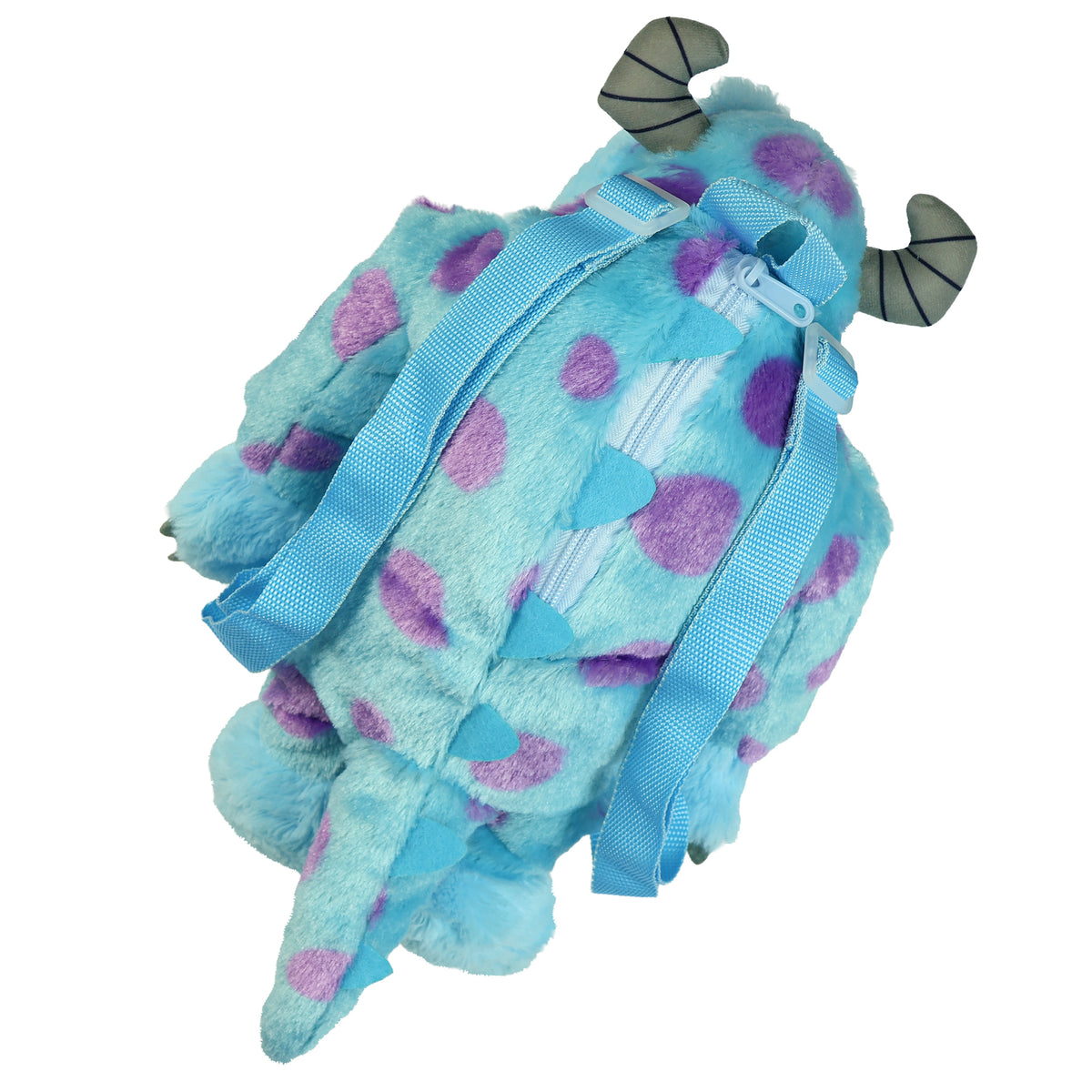 Disney Monsters Inc Plush Backpack Sulley Bag 12" With Adjustable Straps