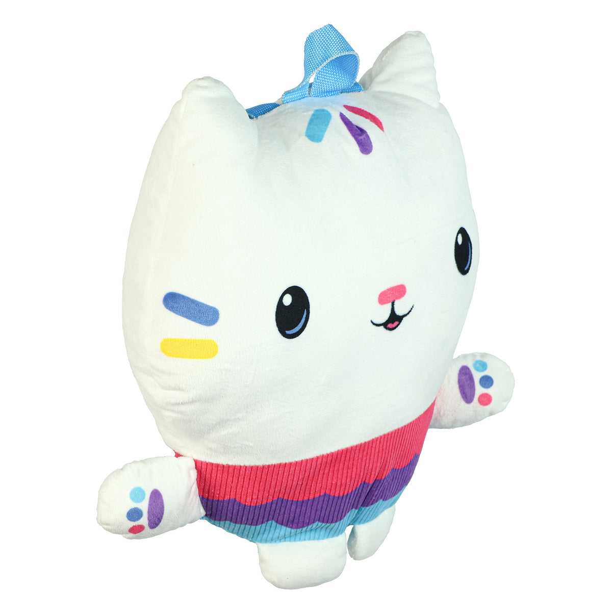 Gabby's Dollhouse Plush Backpack Cakey Cat 12" Bag With Adjustable Straps