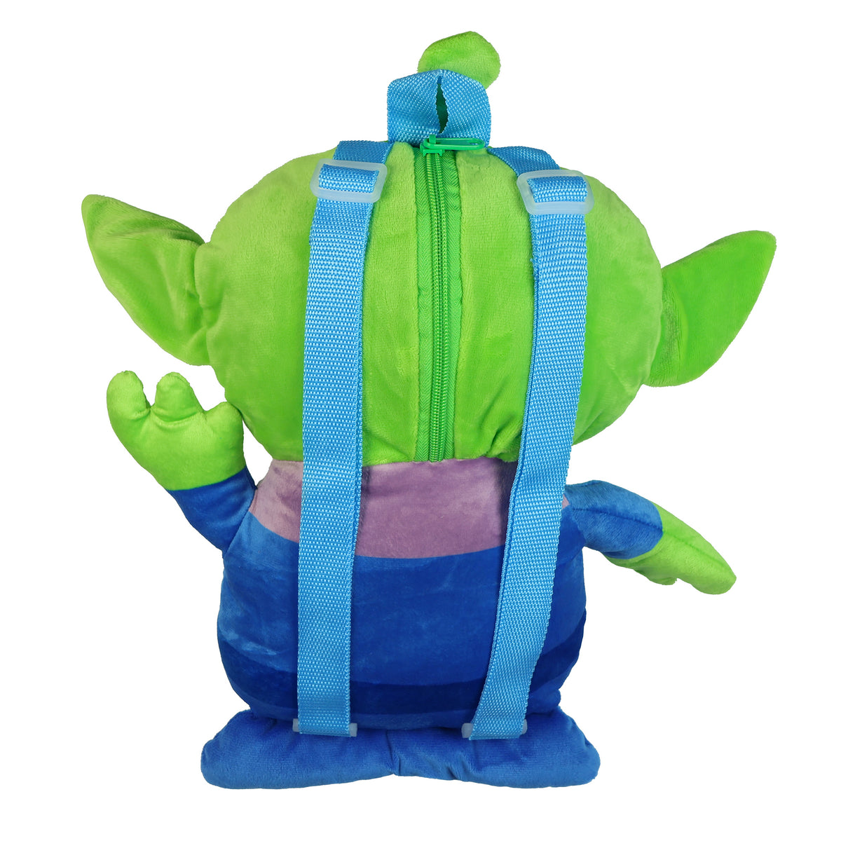 Disney Toy Story Plush Backpack Alien Bag 13" With Adjustable Straps
