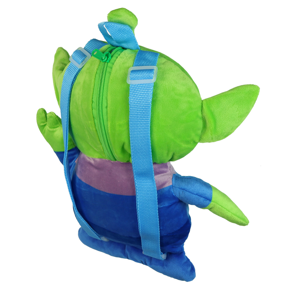 Disney Toy Story Plush Backpack Alien Bag 13" With Adjustable Straps