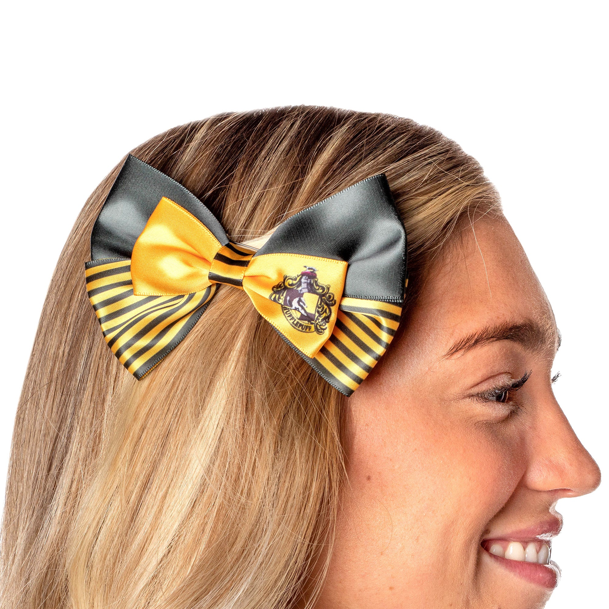 Harry Potter Hogwarts School House Crests Hair Bows - All 4 Houses Available - Seven Times Six