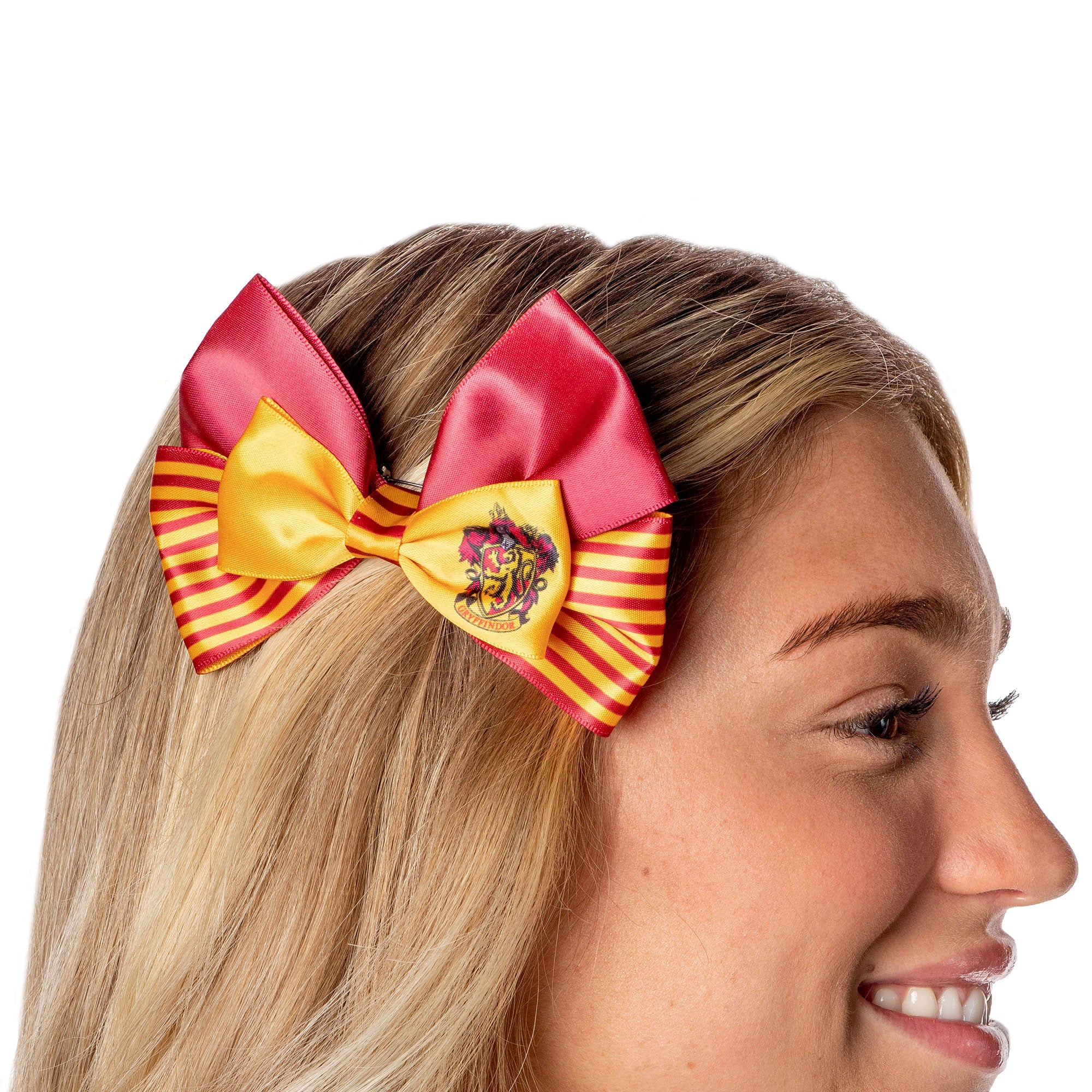 Harry Potter Hogwarts School House Crests Hair Bows - All 4 Houses Available