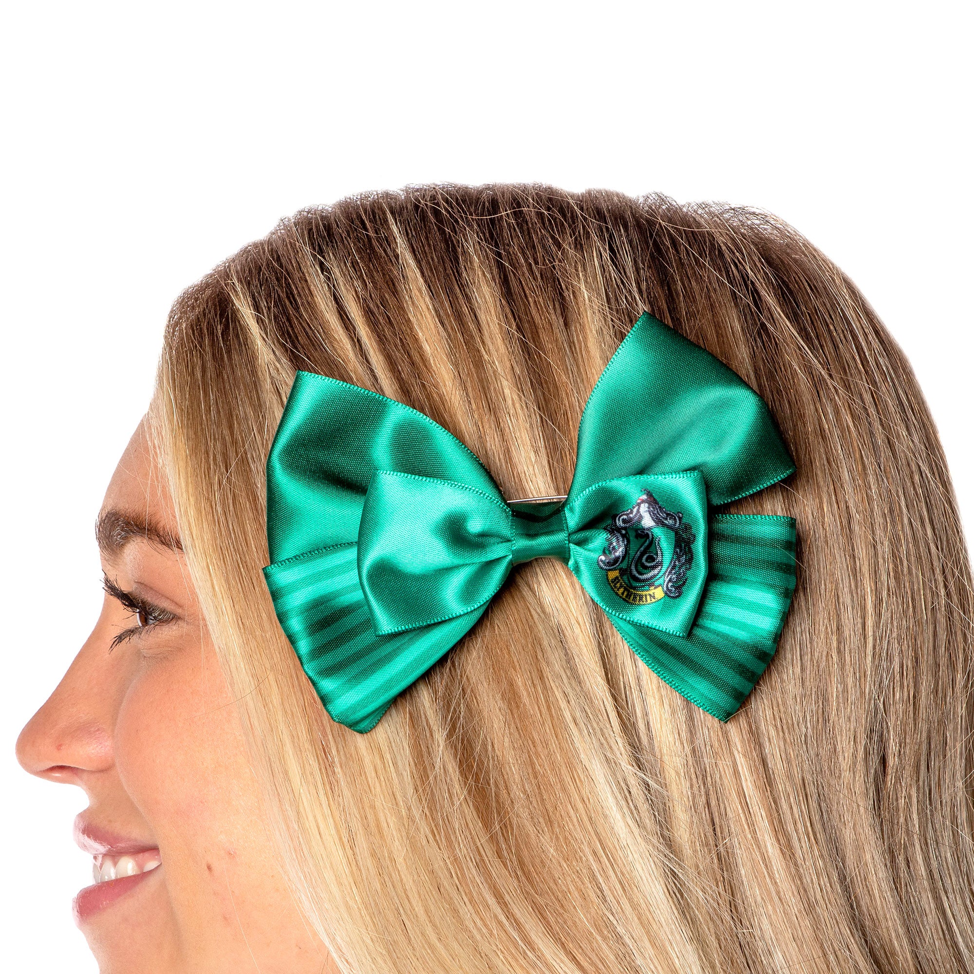 Harry Potter Hogwarts School House Crests Hair Bows - All 4 Houses Available - Seven Times Six