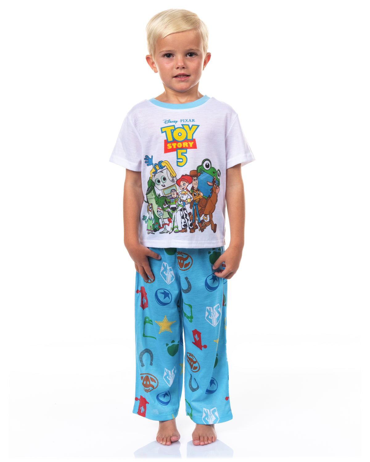 Disney Toy Story 5 Pajamas Toddler Boy's 2-Piece Sleepwear Set