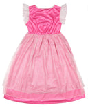 Wicked Girl's Short-Sleeve Sparkle Nightgown Pajama Dress