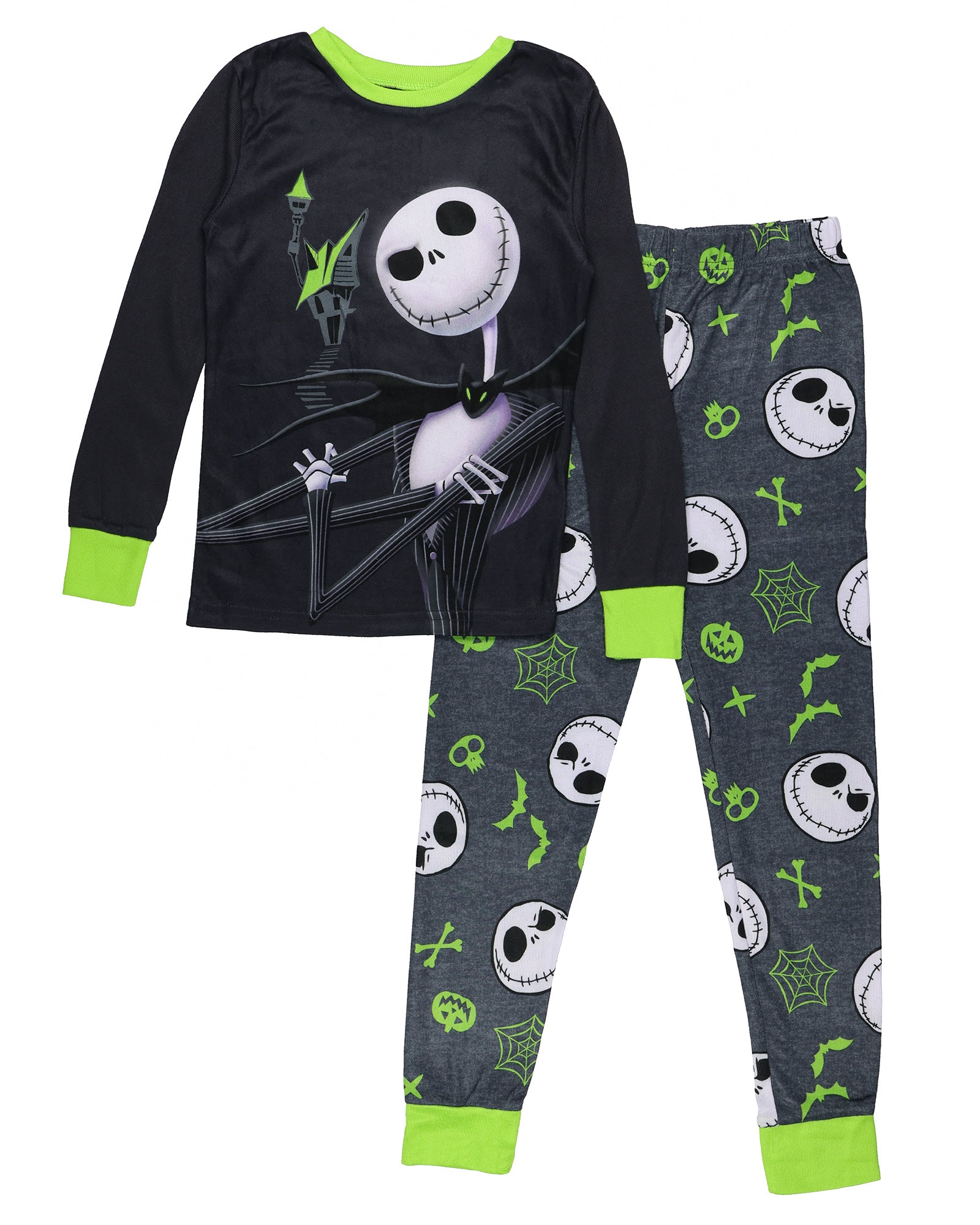 The Nightmare Before Christmas Pajamas Boys' Jack Tight Fit Sleep Set (4)