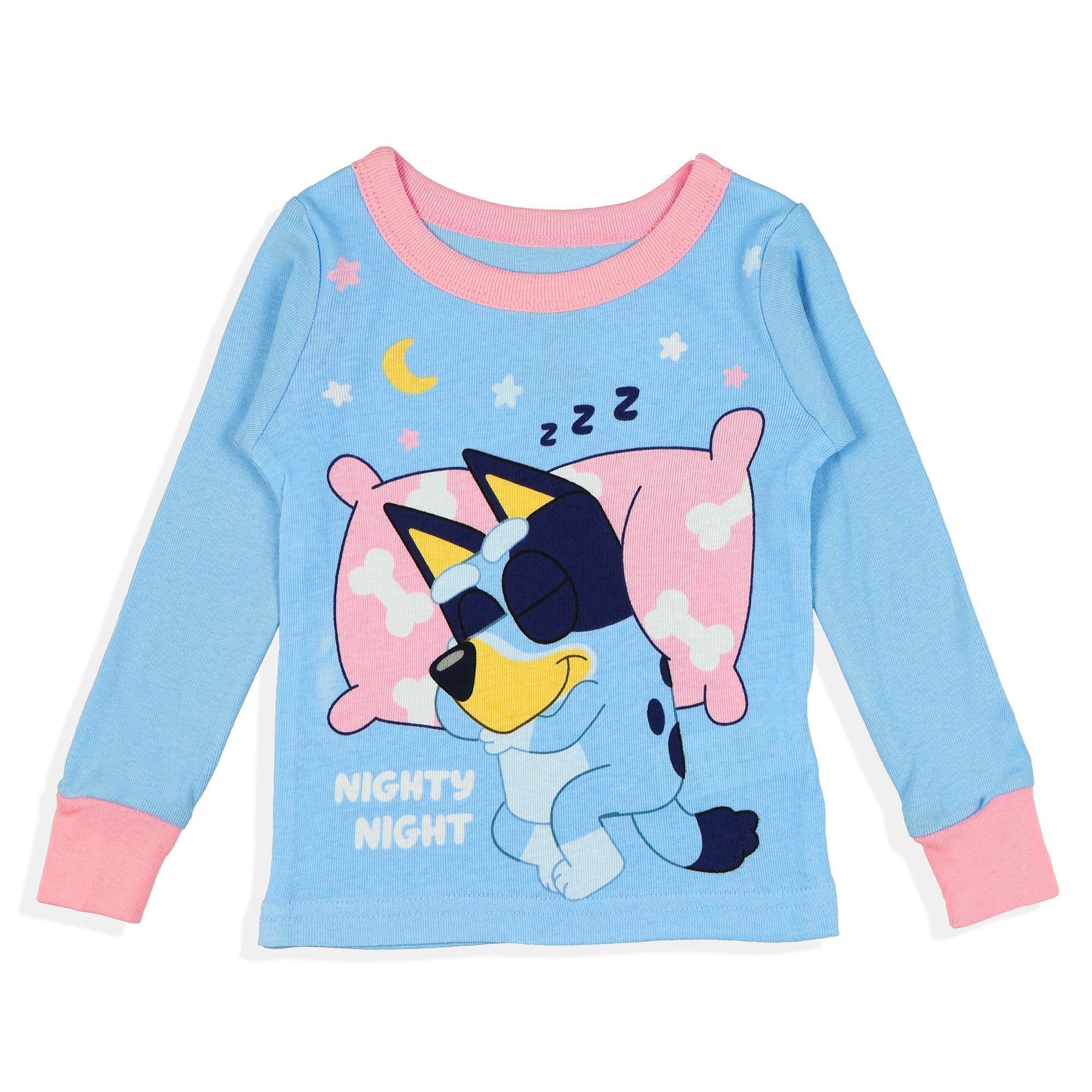 Bluey Pajamas Toddler Girls' 2 Pair Nighty Night 2-Piece Sleep Sets