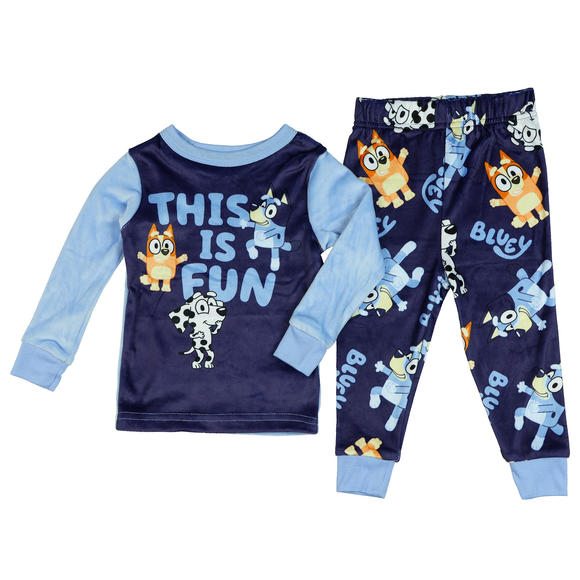 Bluey Pajamas This Is Fun Infant 2-Piece Tight Fit Sleep Set