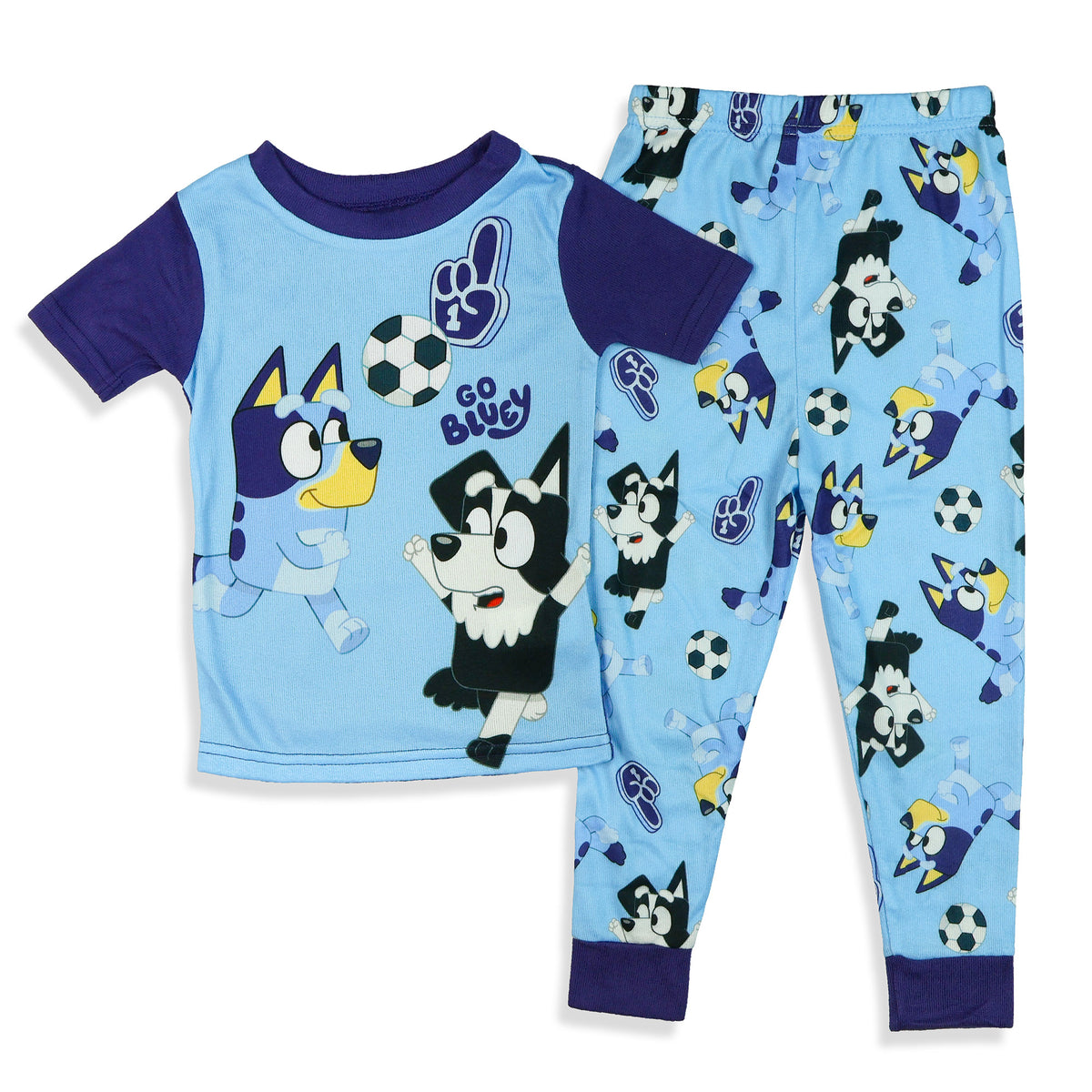 Bluey Pajamas GO BLUEY Toddler Boy's 2-Piece Tight-Fit Pajama Set