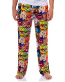 The Muppets Pajamas Men's Kernit Miss Piggy Fozzie Bear AOP Lounge Pj Pants