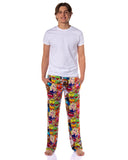The Muppets Pajamas Men's Kernit Miss Piggy Fozzie Bear AOP Lounge Pj Pants