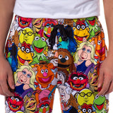 The Muppets Pajamas Men's Kernit Miss Piggy Fozzie Bear AOP Lounge Pj Pants