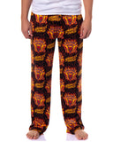 Stranger Things Pants Men's Hellfire Club Lounge Sleep Pajamas