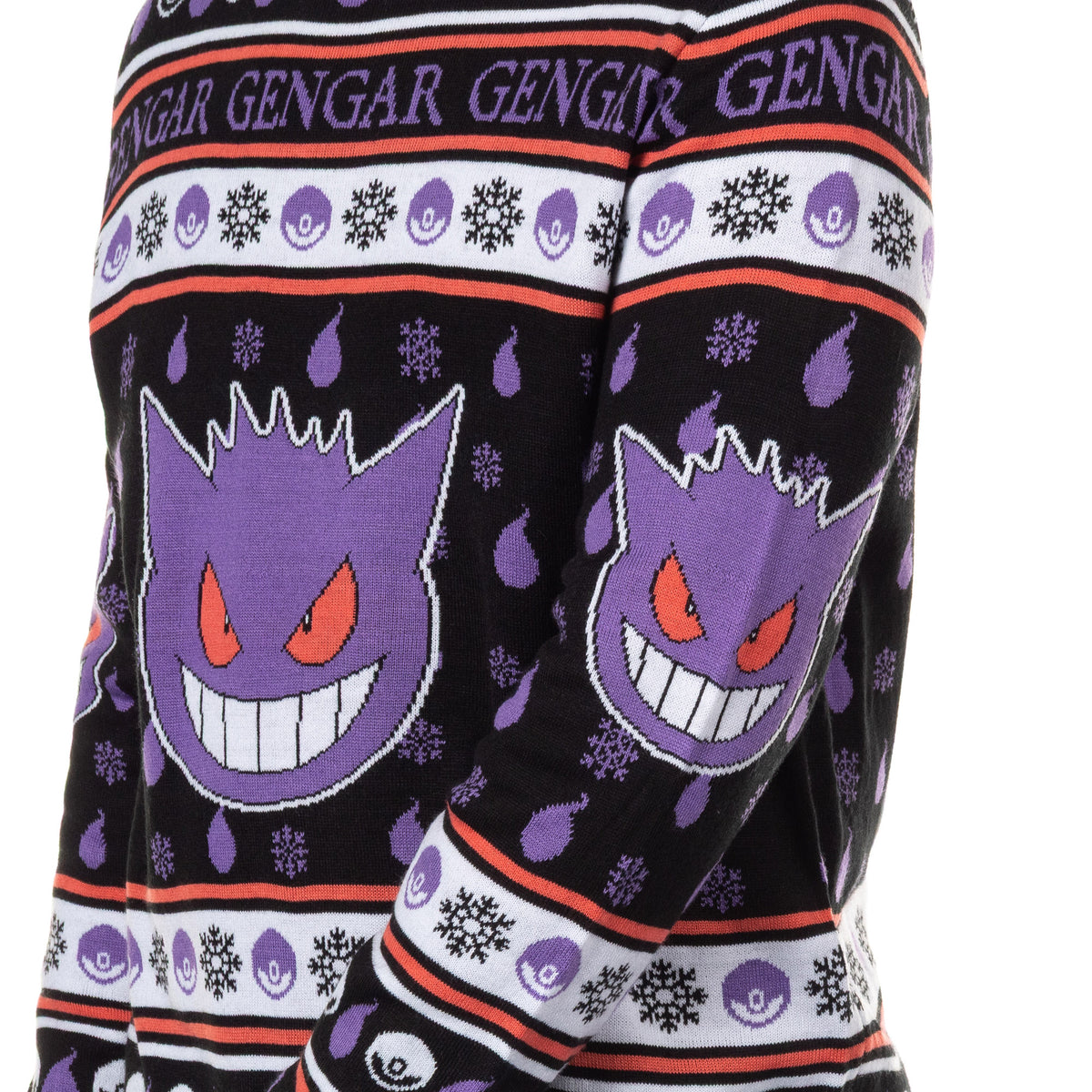 Pokemon Character Design Men's Crewneck Ugly Sweater for Christmas