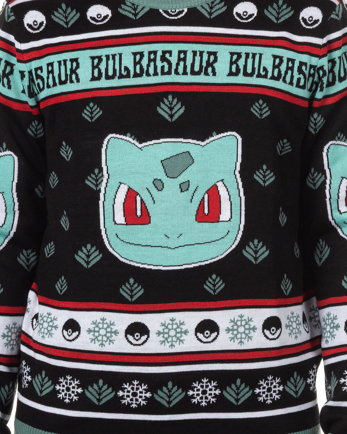 Pokemon Character Design Men's Crewneck Ugly Sweater for Christmas