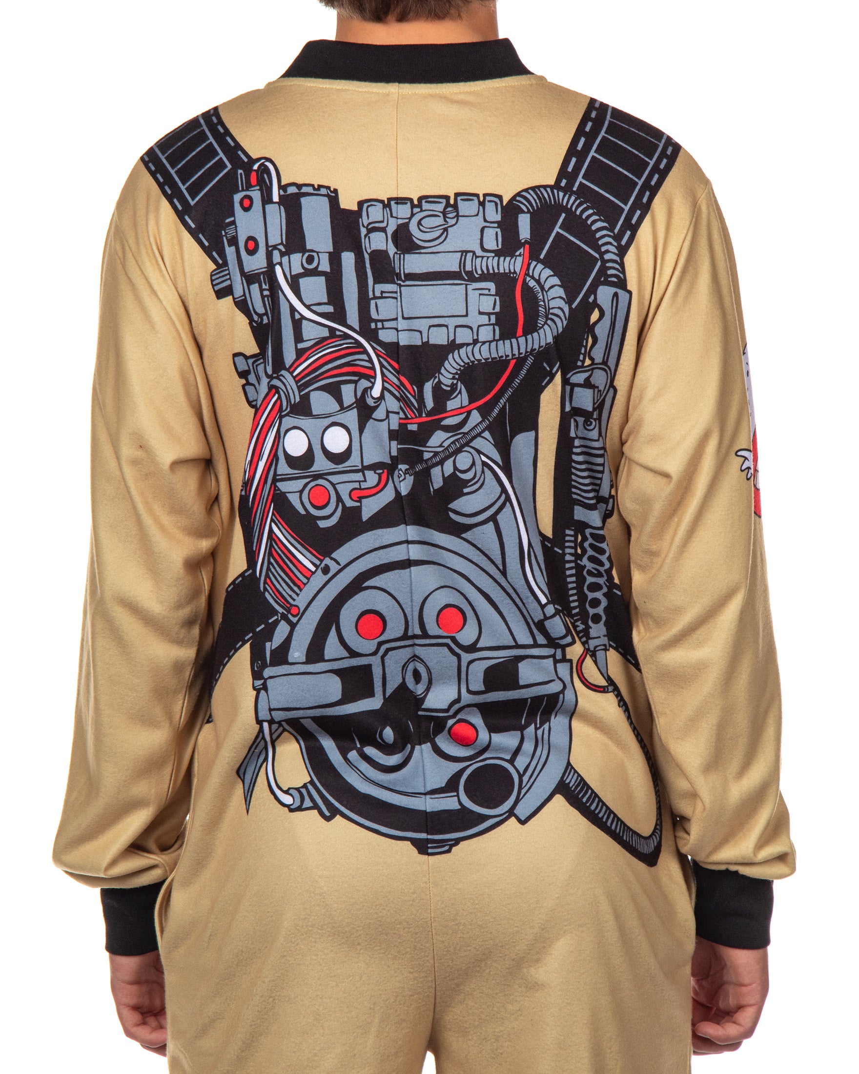 Ghostbusters Union Suit Adult Jumpsuit Costume One Piece Pajama Sleepwear