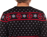Marvel Deadpool Men's On The Naughty List Pullover Crewneck Sweater