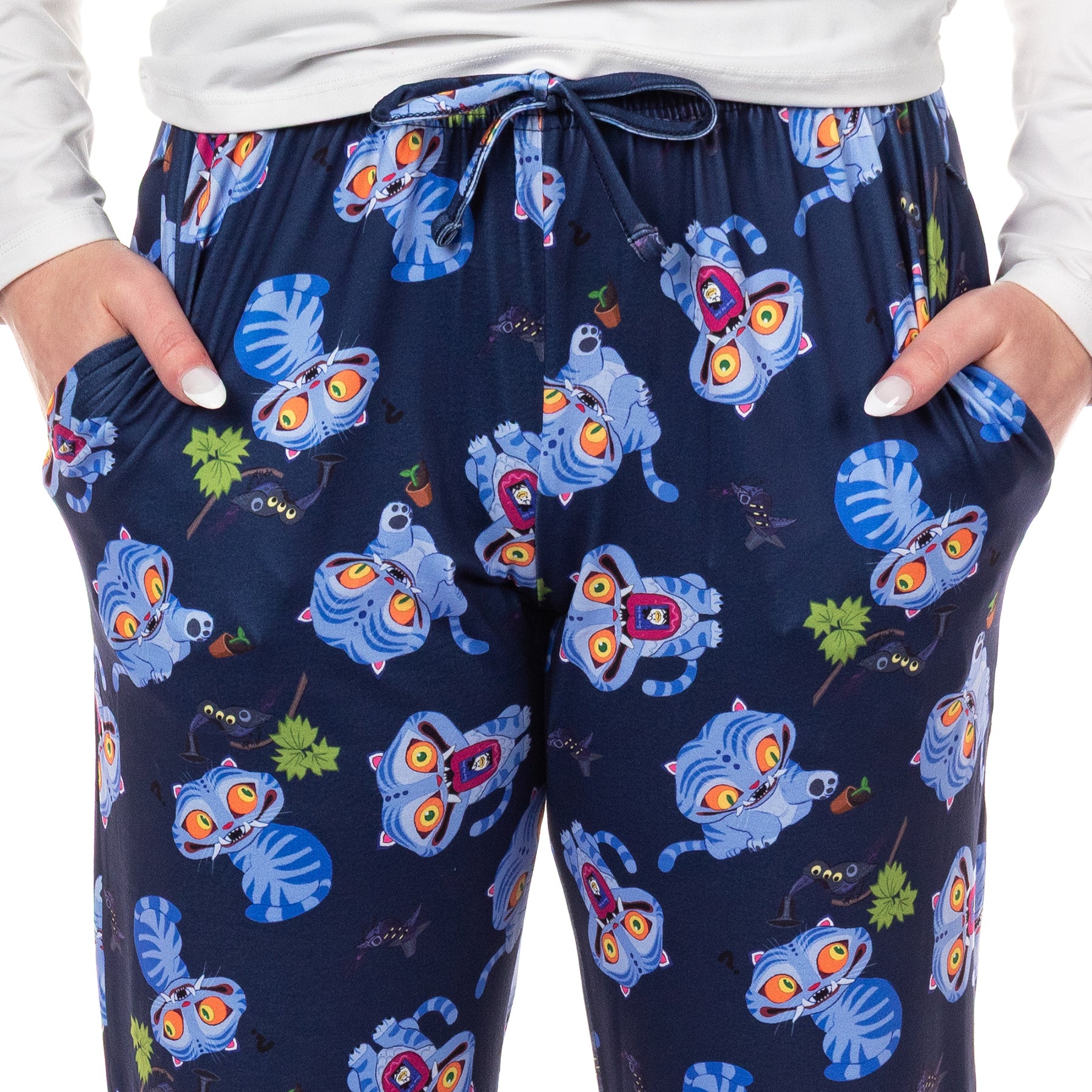 K-Pop Demon Hunters Pajama Pants Women's Derpy and Sussie Chibi Toss