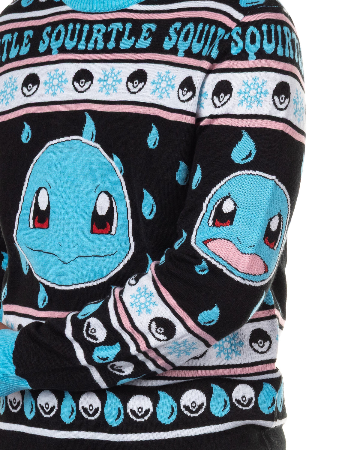 Pokemon Character Design Men's Crewneck Ugly Sweater for Christmas