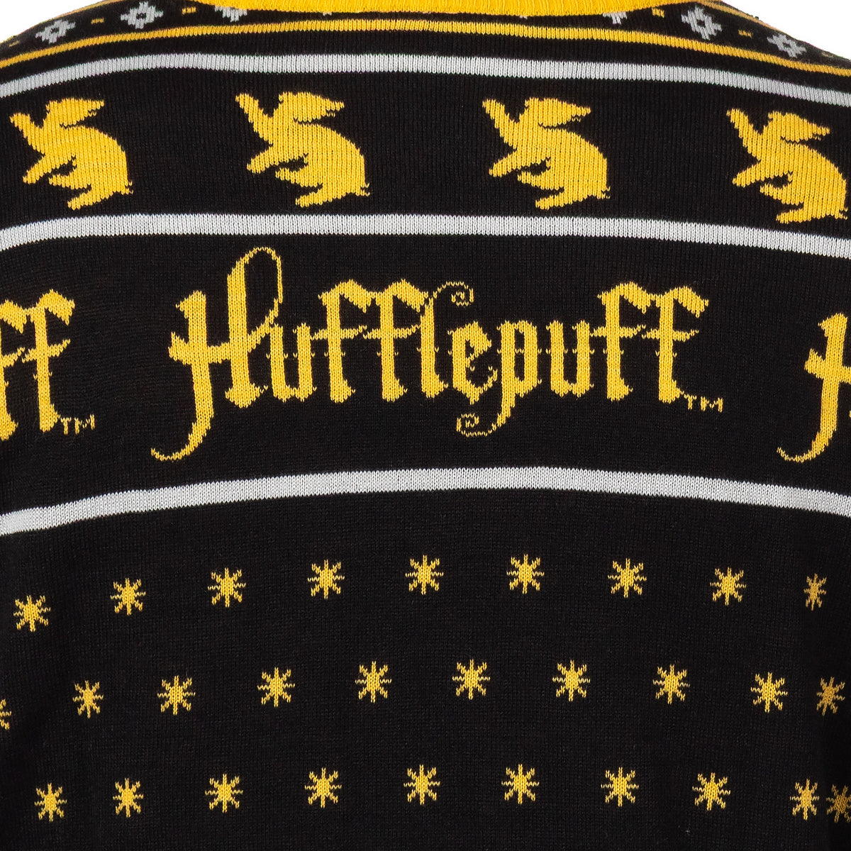 Harry Potter Sweater Men's Hogwarts House Crests Logo Ugly Sweater for Christmas