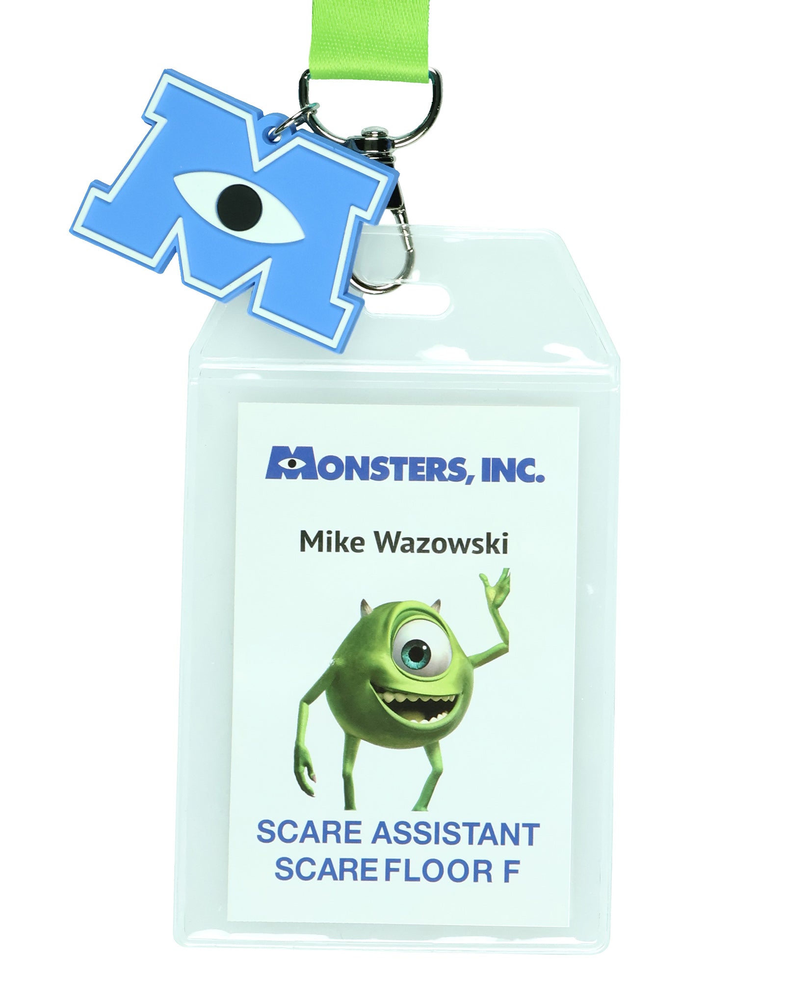 Disney Monsters Inc Scarer of the Month Breakaway Lanyard ID Badge Holder