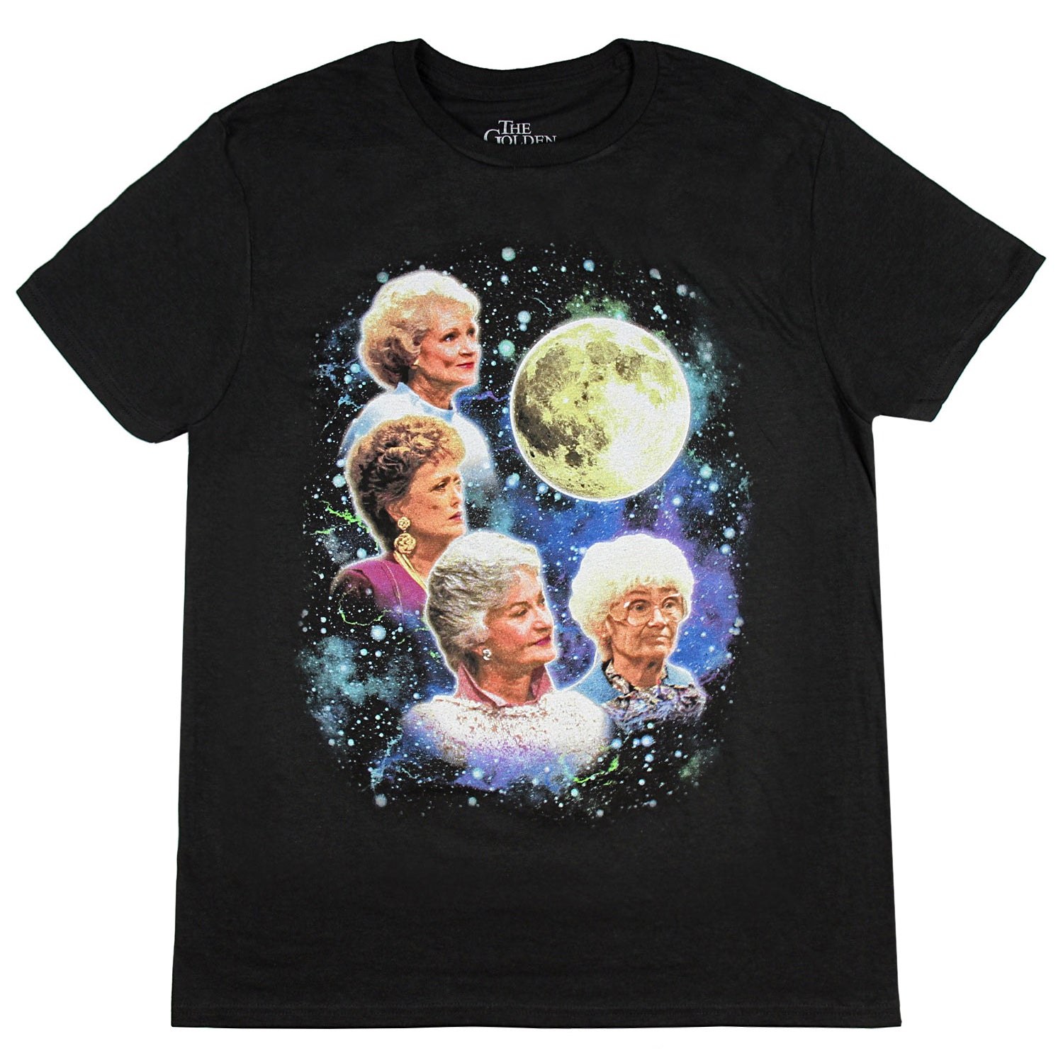 The Golden Girls Women's Four Golden Girls Moon T-Shirt