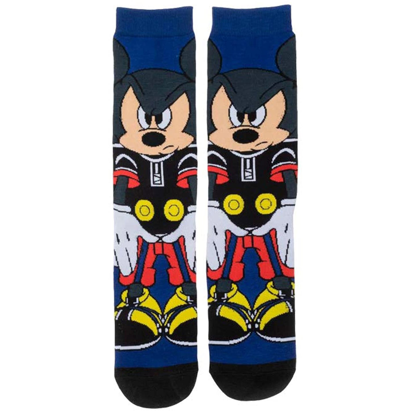 Kingdom Hearts Mickey Mouse Video Game Socks Sublimated 360 Adult Crew Socks