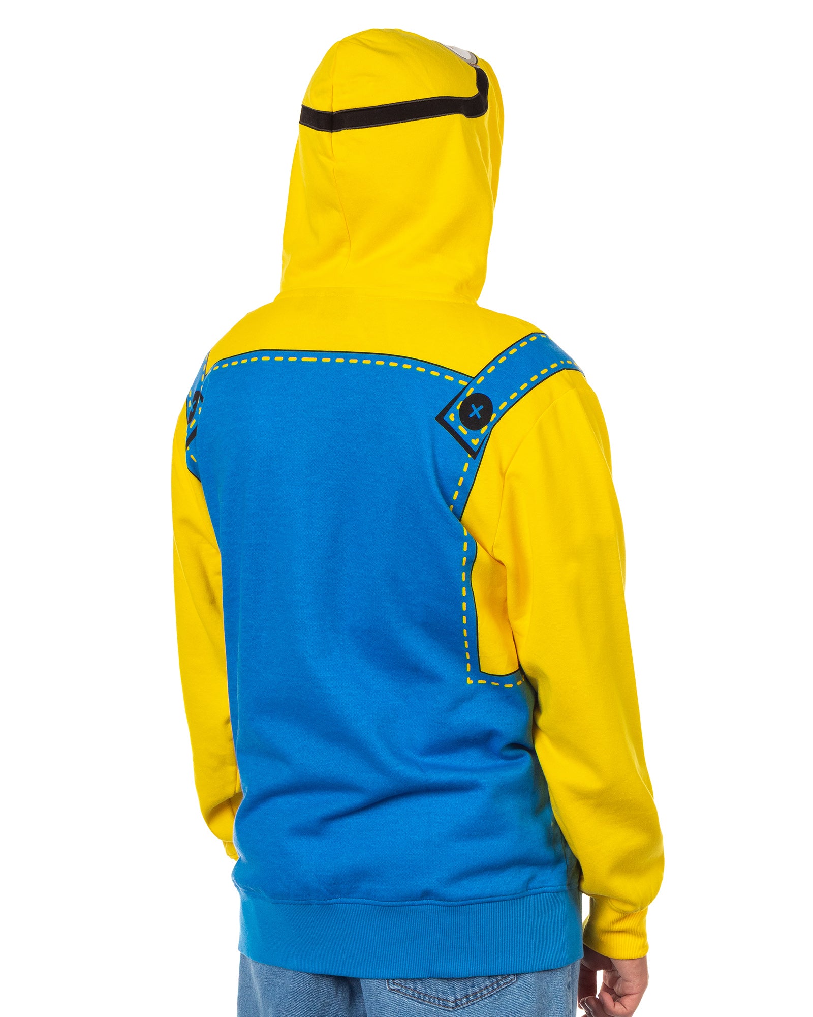 Despicable Me Hoodie Men's Minion Full-Zip Cosplay Sweatshirt