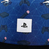 Sony Playstation Embroidered Logo Patch Gaming s Youth Flat Bill Hat