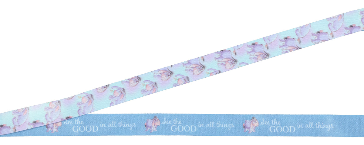 Disney Winnie the Pooh Eeyore See the Good Breakaway Lanyard ID Badge Holder