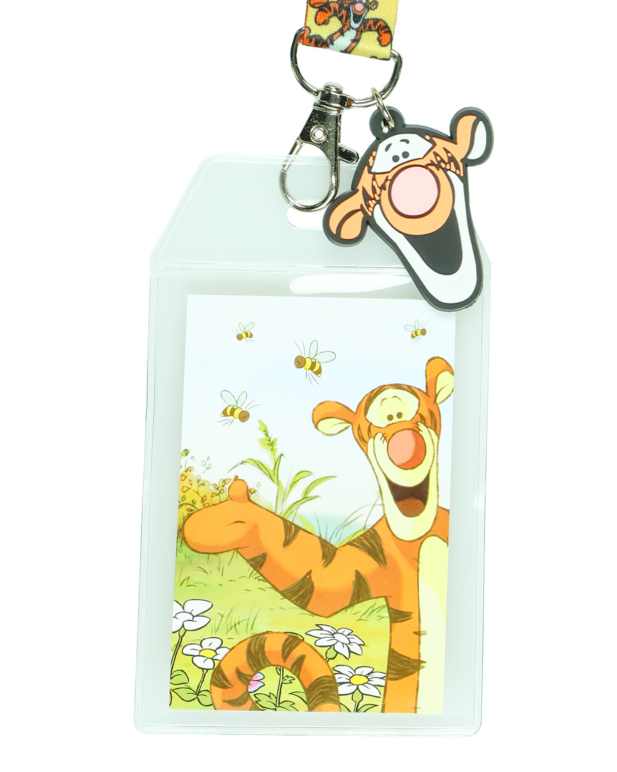 Disney Winnie the Pooh Bouncing Tigger Breakaway Lanyard ID Badge Holder