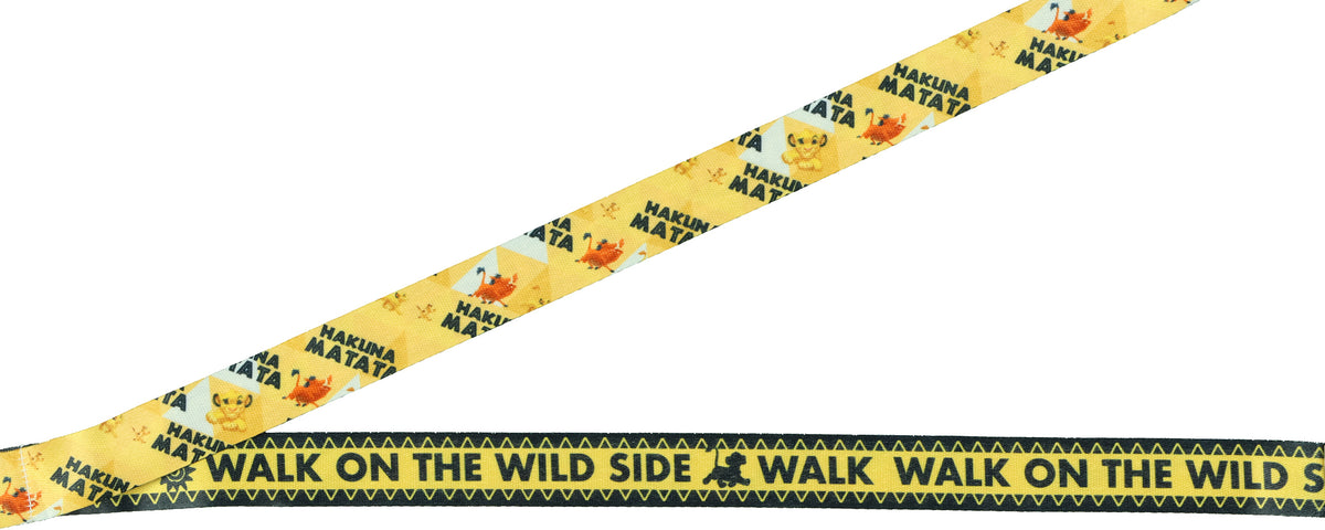 Disney The Lion King Hakuna Matata Breakaway Lanyard ID Badge Holder