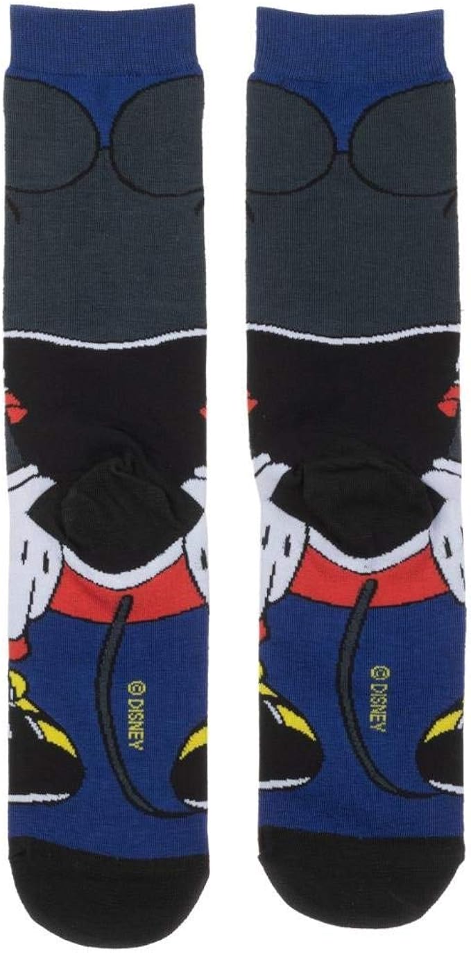 Kingdom Hearts Mickey Mouse Video Game Socks Sublimated 360 Adult Crew Socks