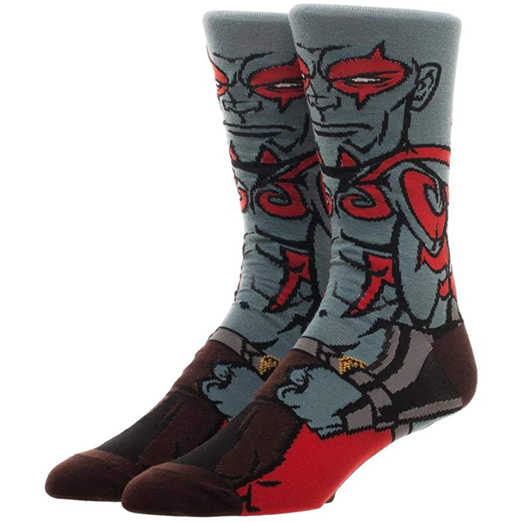 Marvel Guardians of the Galaxy Drax the Destroyer Character 360 Crew Socks