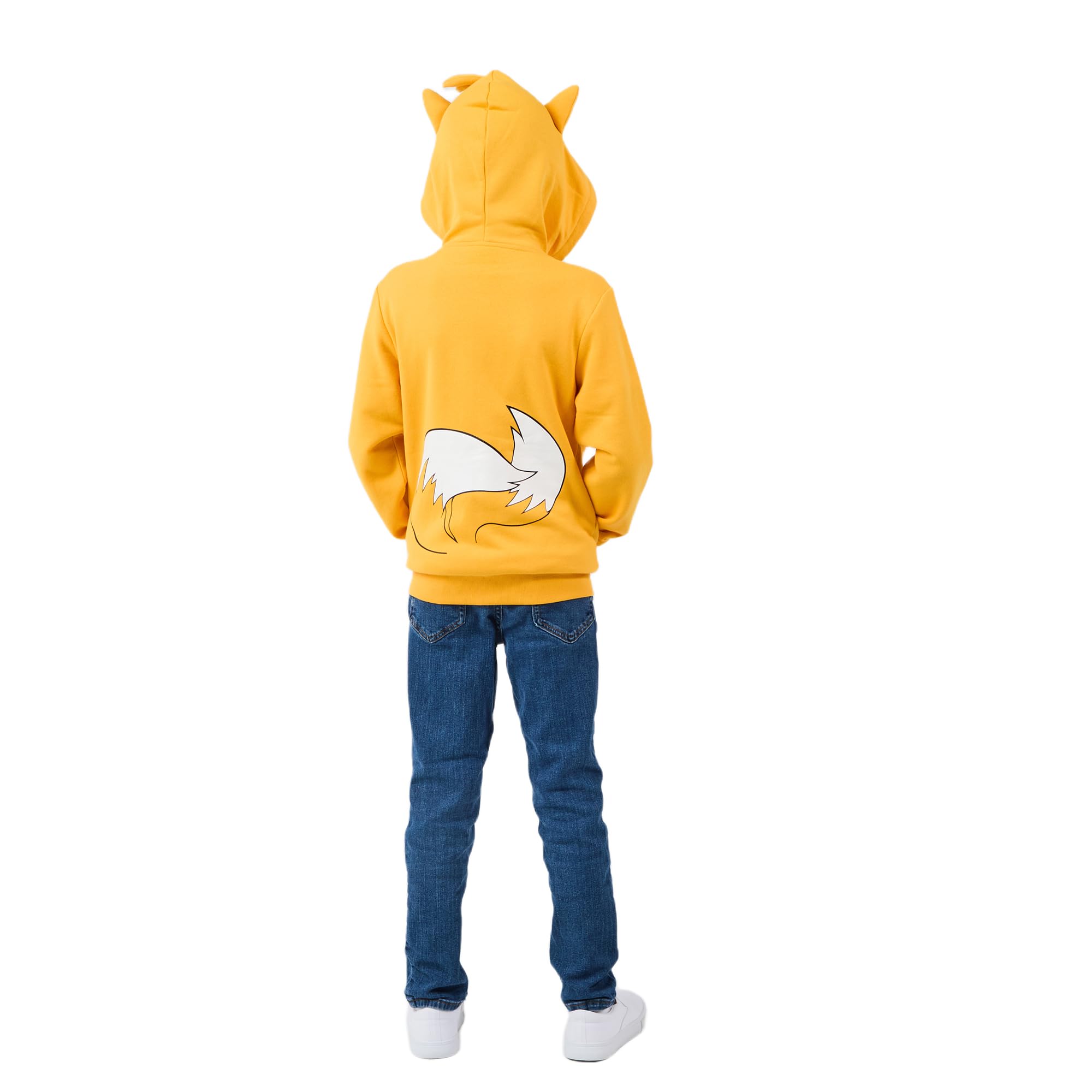 Sonic The Hedgehog Hoodie Boys' Tails Character Design Sweatshirt